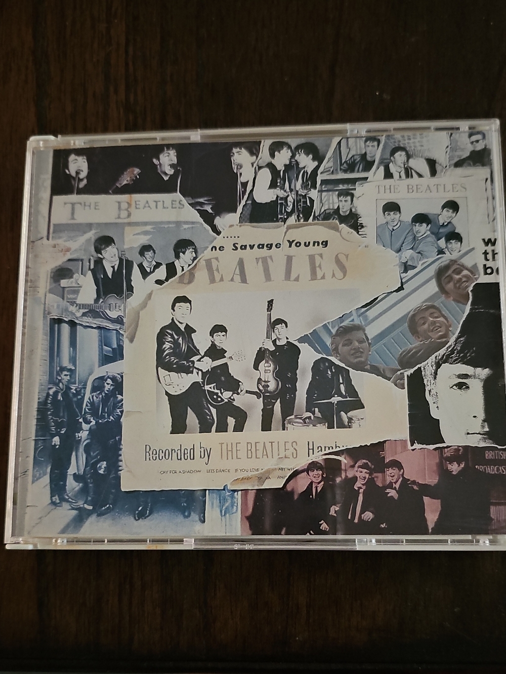 The Beatles Collage CD Artwork - Blue, Black, White, Cream